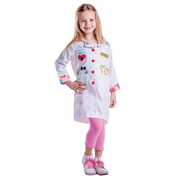 Kids Veterinarian Costume Pretend Play Dress Up America
