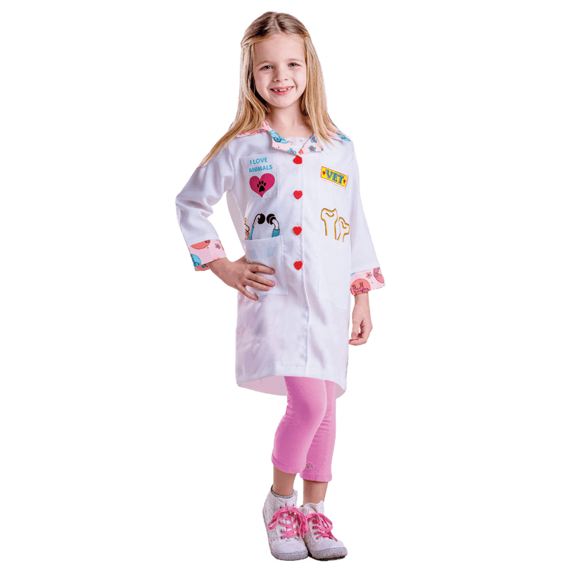 Kids Veterinarian Costume Pretend Play Dress Up America