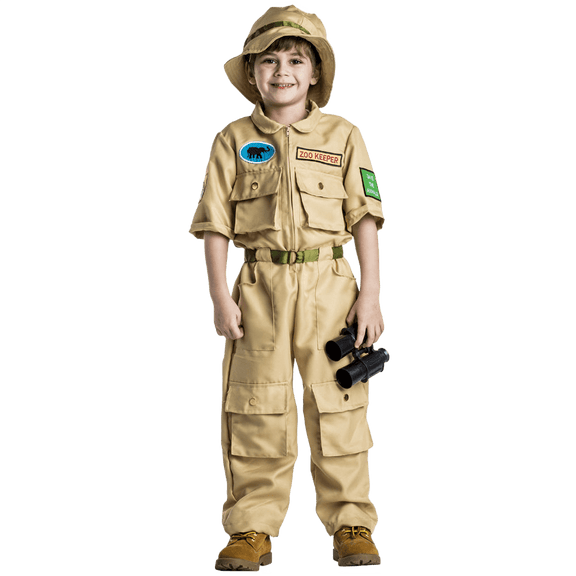 Kids Zookeeper Costume Pretend Play Dress Up America
