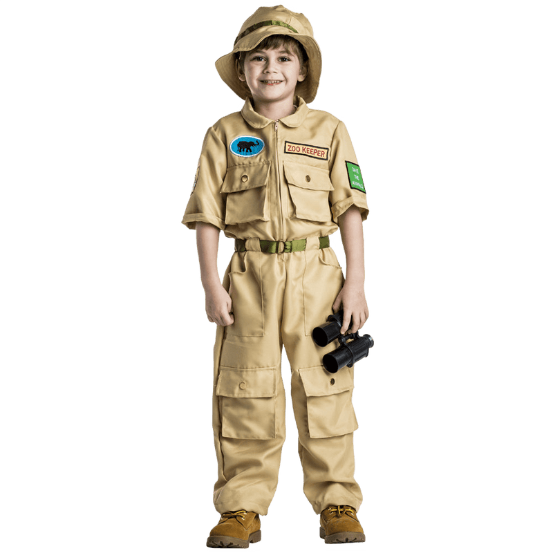 Kids Zookeeper Costume Pretend Play Dress Up America