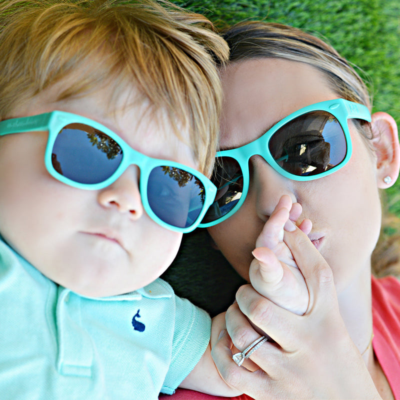 Goonies Baby Sunglasses – Mint Teal by ro•sham•bo eyewear
