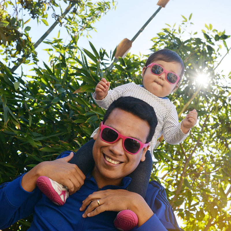 Kelly Baby Sunglasses – Glitter Pink by ro•sham•bo eyewear