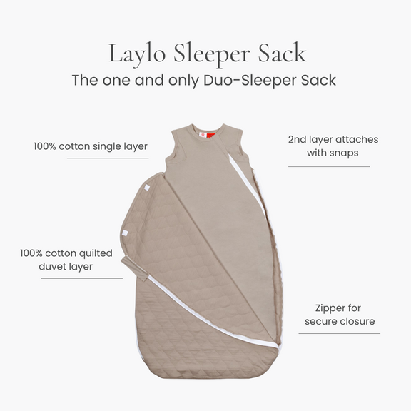 Laylo Sleeper Sack™ DUO (Sheet + Comforter) embe
