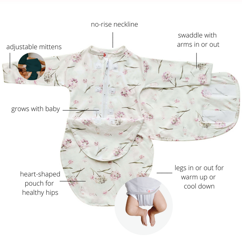 Long Sleeve Starter Baby Swaddle embe