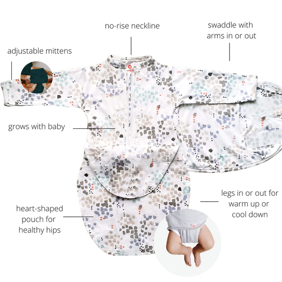 Long Sleeve Starter Baby Swaddle embe