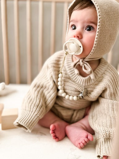 Lulababe Beaded Pacifier Clip – Safe & Stylish by Bleu La La