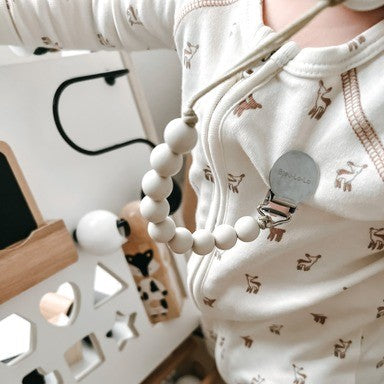 Lulababe Beaded Pacifier Clip – Safe & Stylish by Bleu La La