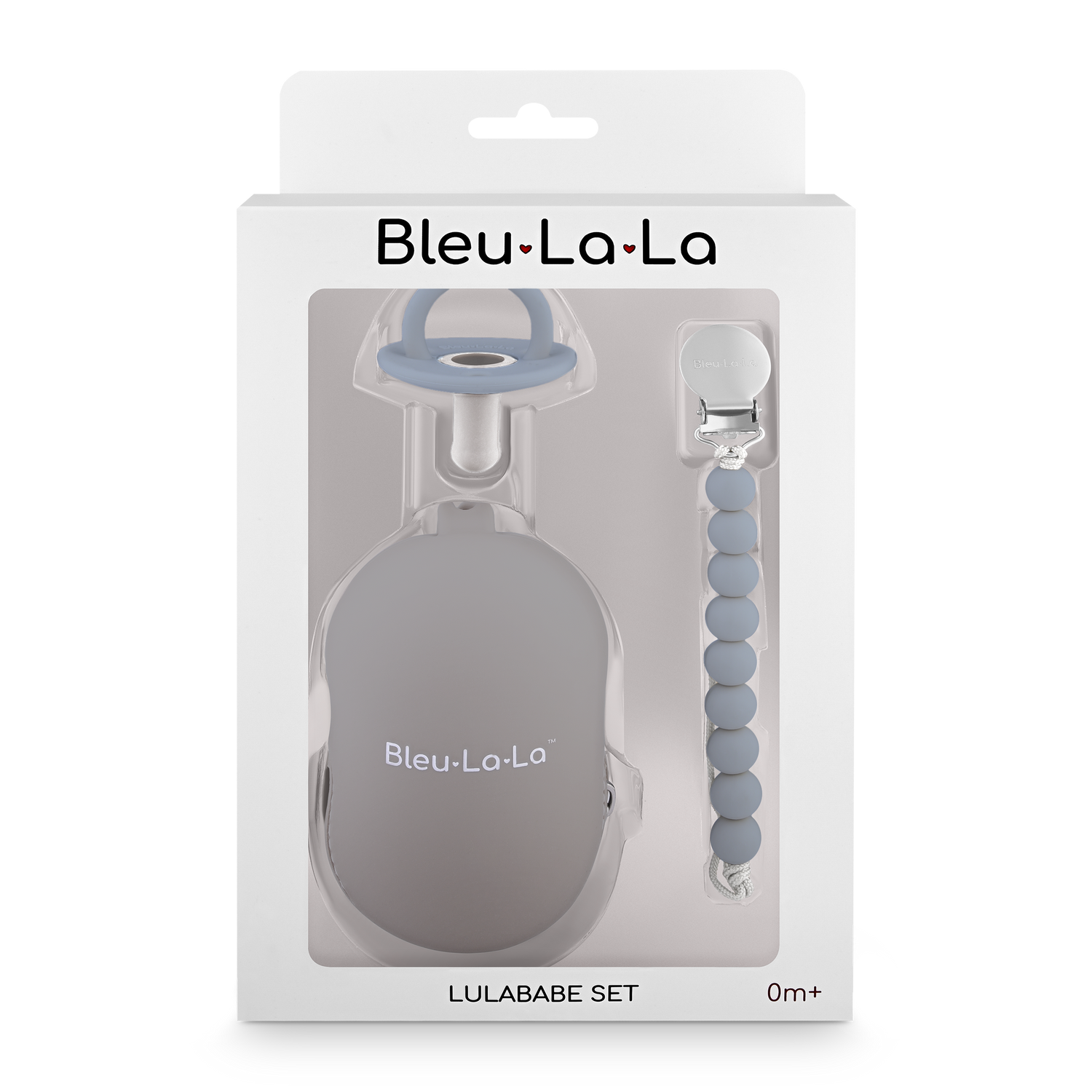 Lulababe Pacifier Set – Pacifier, Clip & Case for Little Explorers