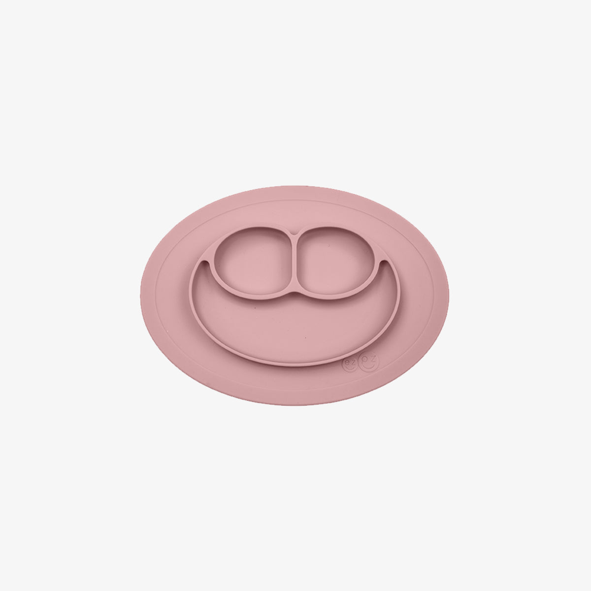 The Mini Mat in Blush by ezpz / Self-Suctioning Silicone Plate + Placemat #color_blush