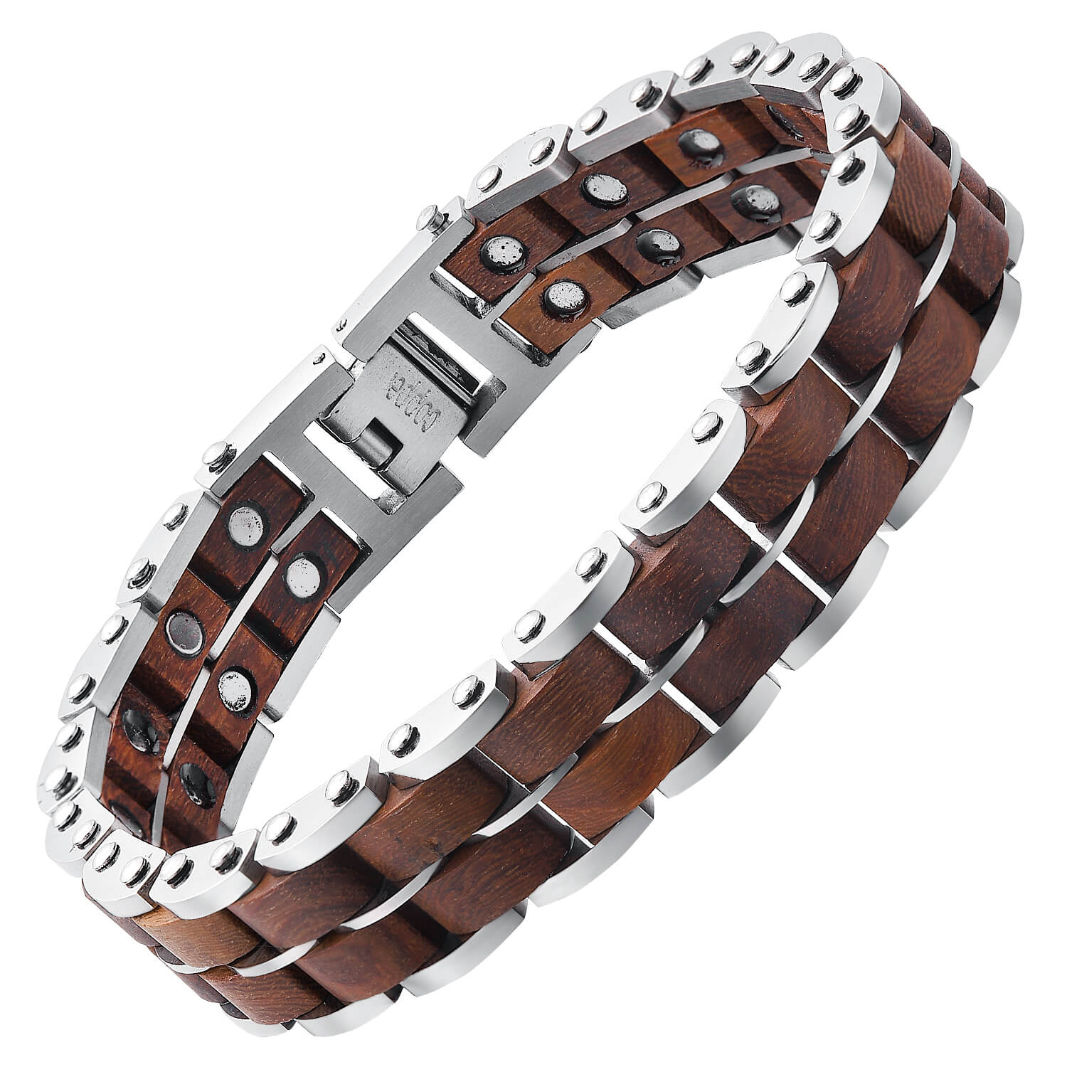 Unisex-magnetic-bracelet-with-hematite-magnets-for-a-boost-of-energy