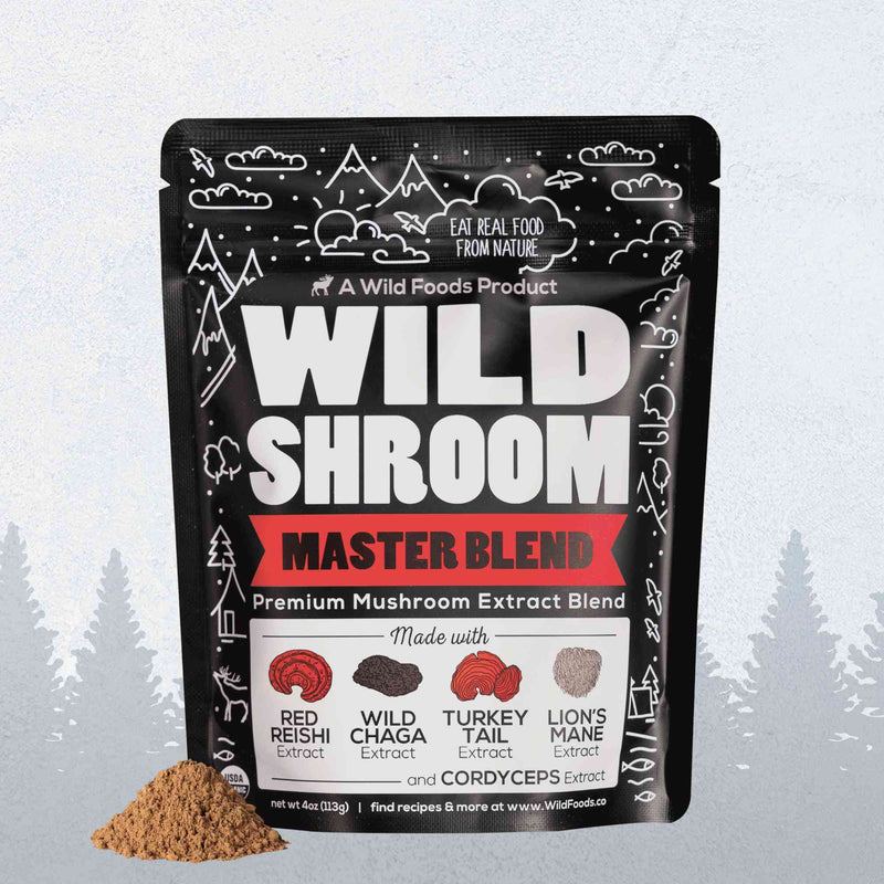 Master Mushroom Blend – Immune & Brain Boosting Super Shrooms by Wild Foods