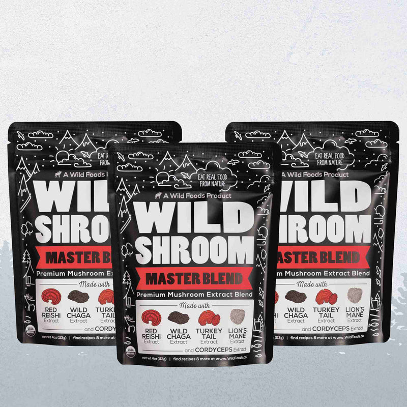 Master Mushroom Blend – Immune & Brain Boosting Super Shrooms by Wild Foods