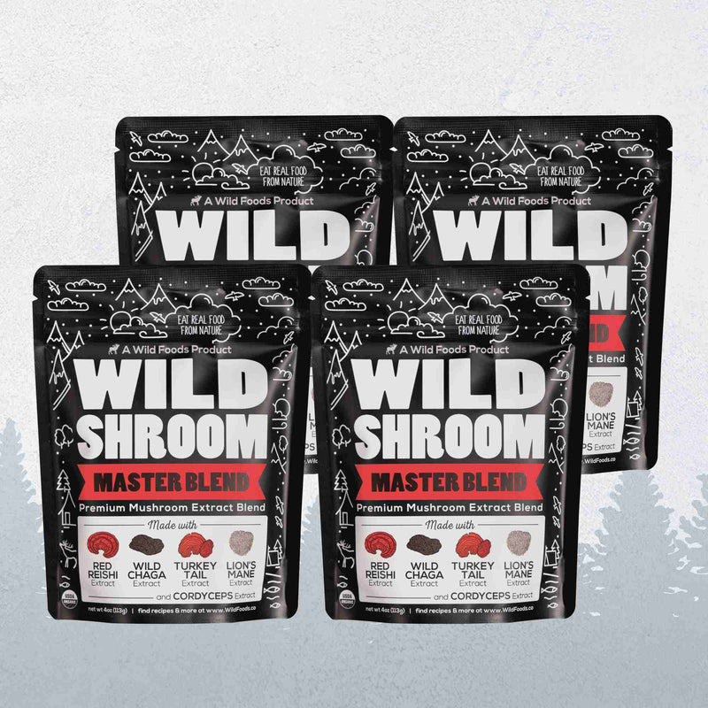 Master Mushroom Blend – Immune & Brain Boosting Super Shrooms by Wild Foods