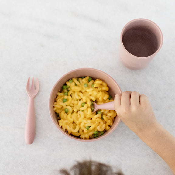 Mealtime Bowl in Blush / ezpz Basics Line / Stylish Bowls for Big Kids #color_blush