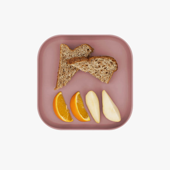 Mealtime Set in Blush / ezpz Basics for Big Kids / Plates and Bowls #color_blush / Mealtime Set – Durable, Stylish Tableware for Kids 5+ by ezpz
