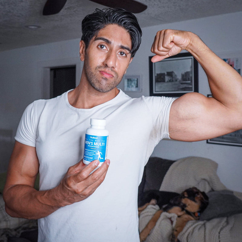 Men’s Multivitamin – Energy, Immunity & Daily Health Support | 60 Vegan Capsules by NuBest Nutrition