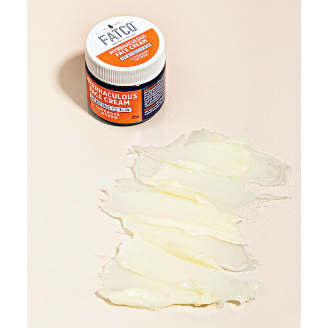 MYRRHACULOUS FACE CREAM 1 OZ-FATCO Skincare Products tallow balm paleo skincare eczema psoriasis cream anti aging nourishing