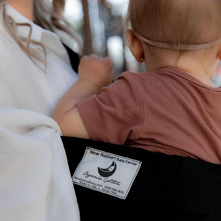 Organic Cotton Baby Carrier – Black by New Native®