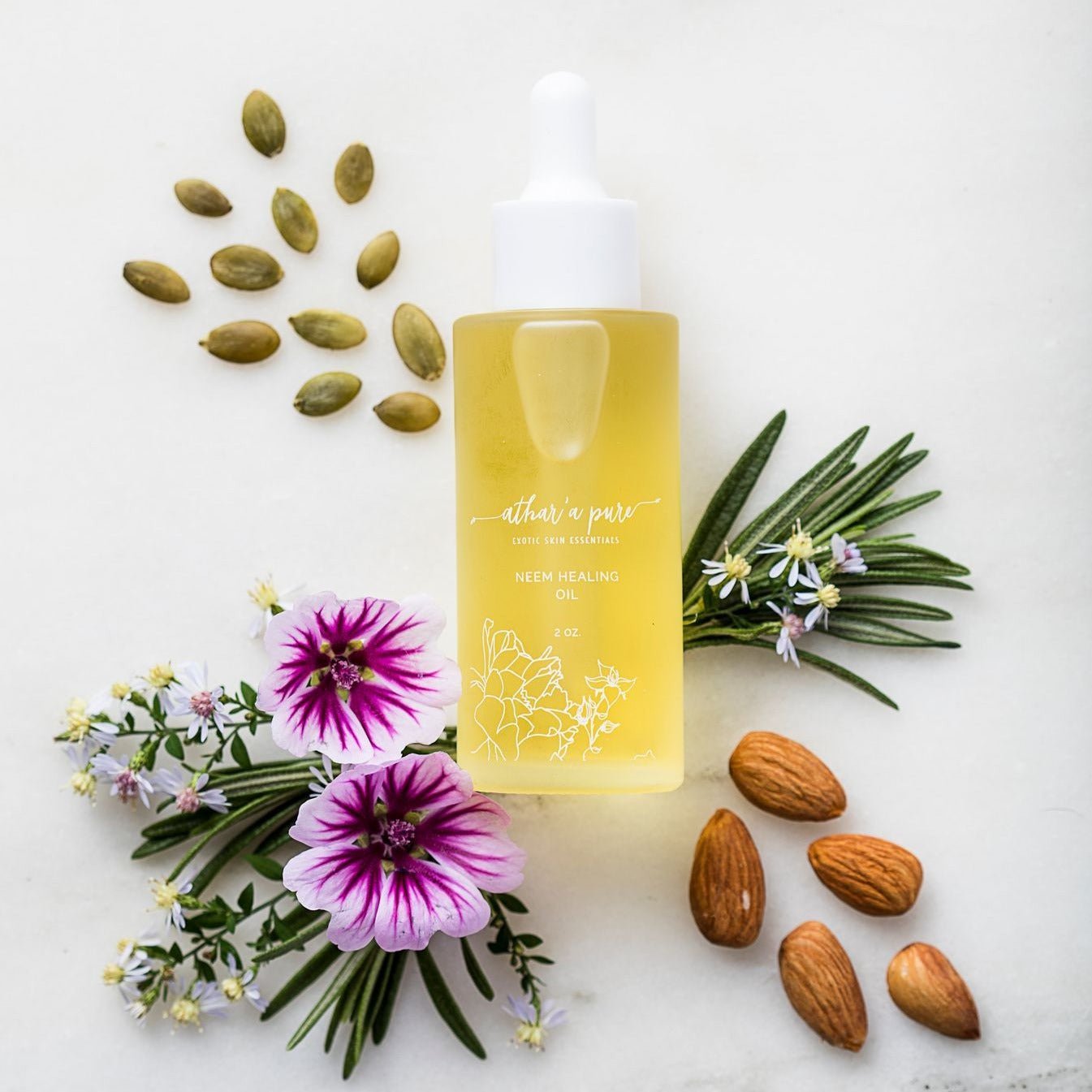 Neem Healing Oil – All-in-One for Skin, Hair & Nails by Athar’a Pure