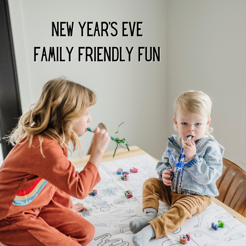 New Year 2025 Coloring Tablecloth