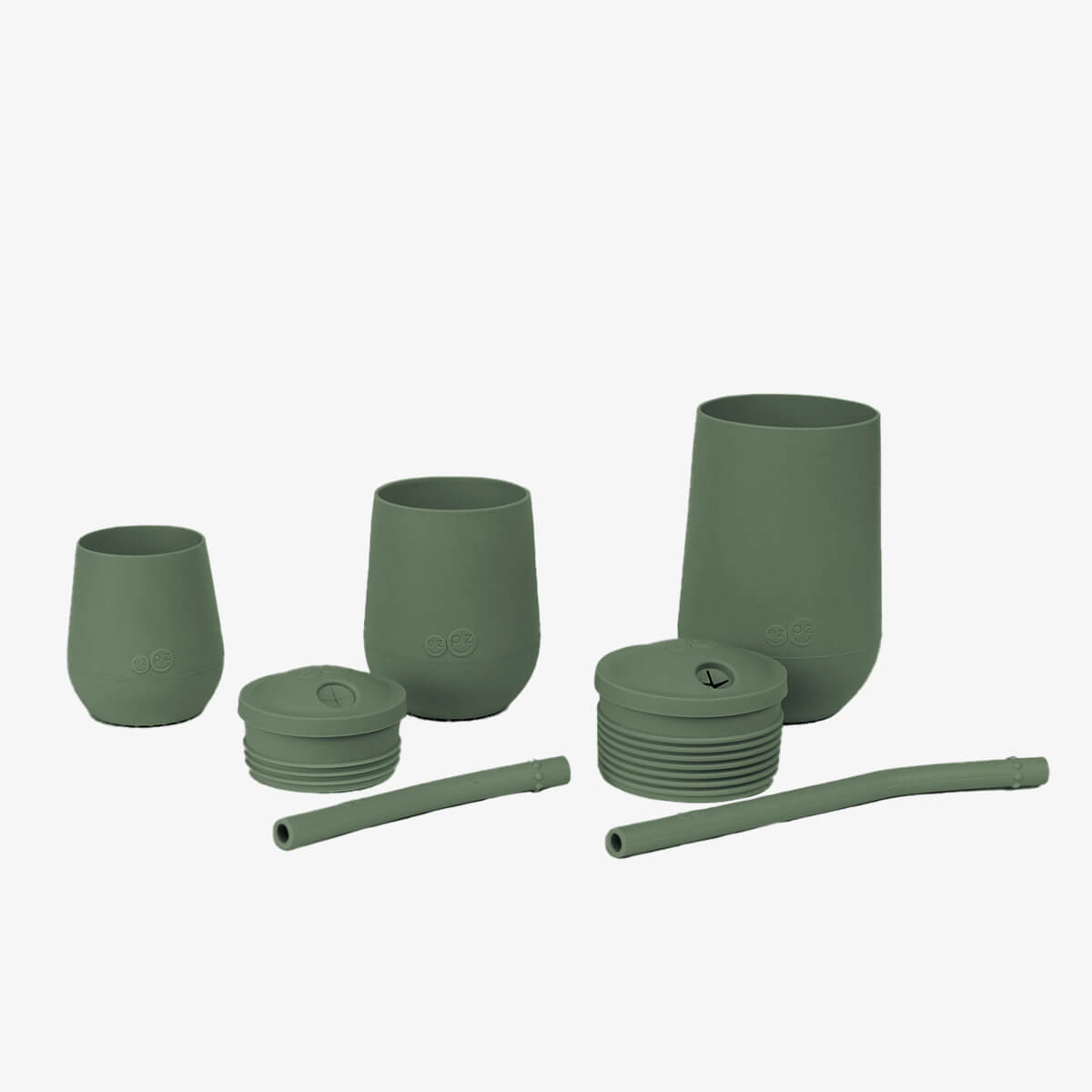 Olive Developmental Cup Set – Smart Sips for Growing Kids by ezpz