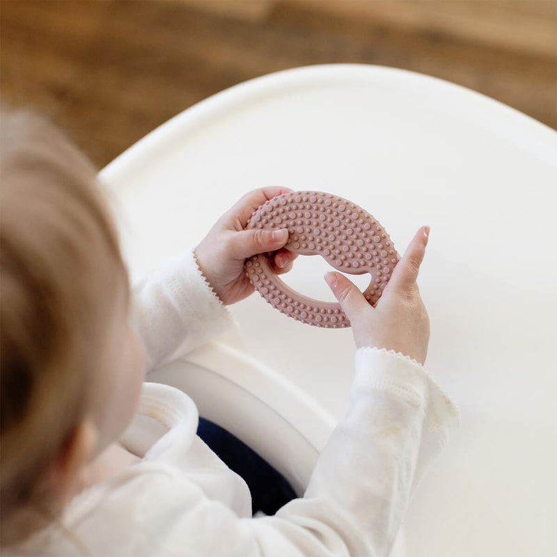 ezpz oral development tools in blush pink / silicone teethers for motor skill development #color_blush / Oral Development Tools – Build Strong Bites & Bright Smiles by ezpz