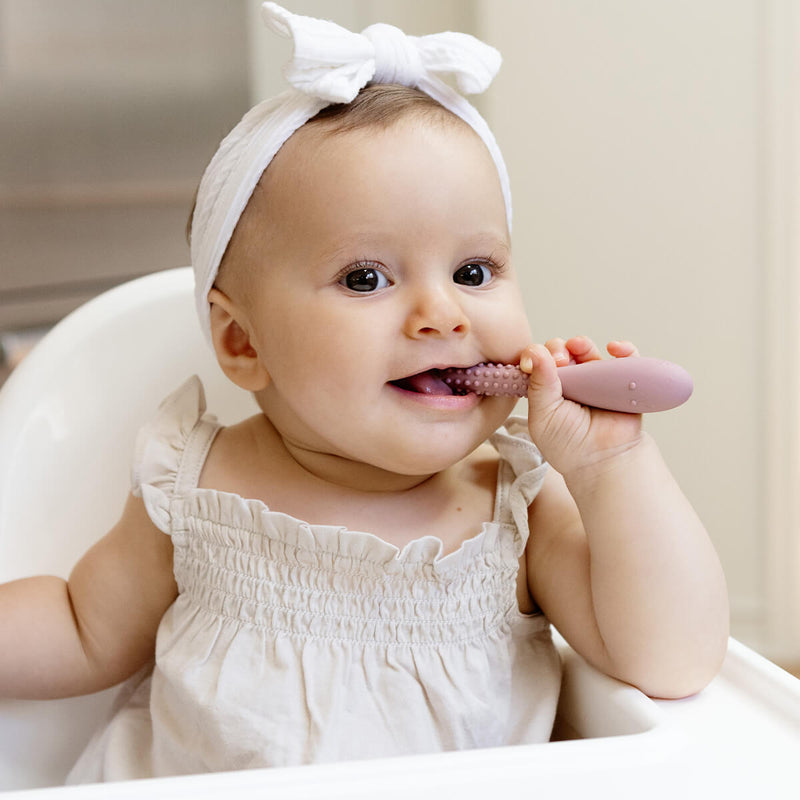 ezpz oral development tools in blush pink / silicone teethers for motor skill development #color_blush / Oral Development Tools – Build Strong Bites & Bright Smiles by ezpz