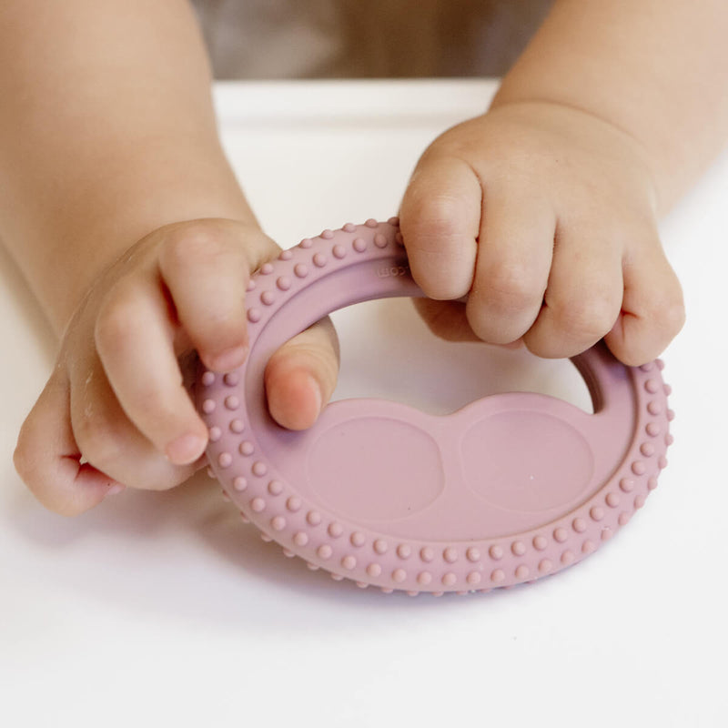 ezpz oral development tools in blush pink / silicone teethers for motor skill development #color_blush / Oral Development Tools – Build Strong Bites & Bright Smiles by ezpz