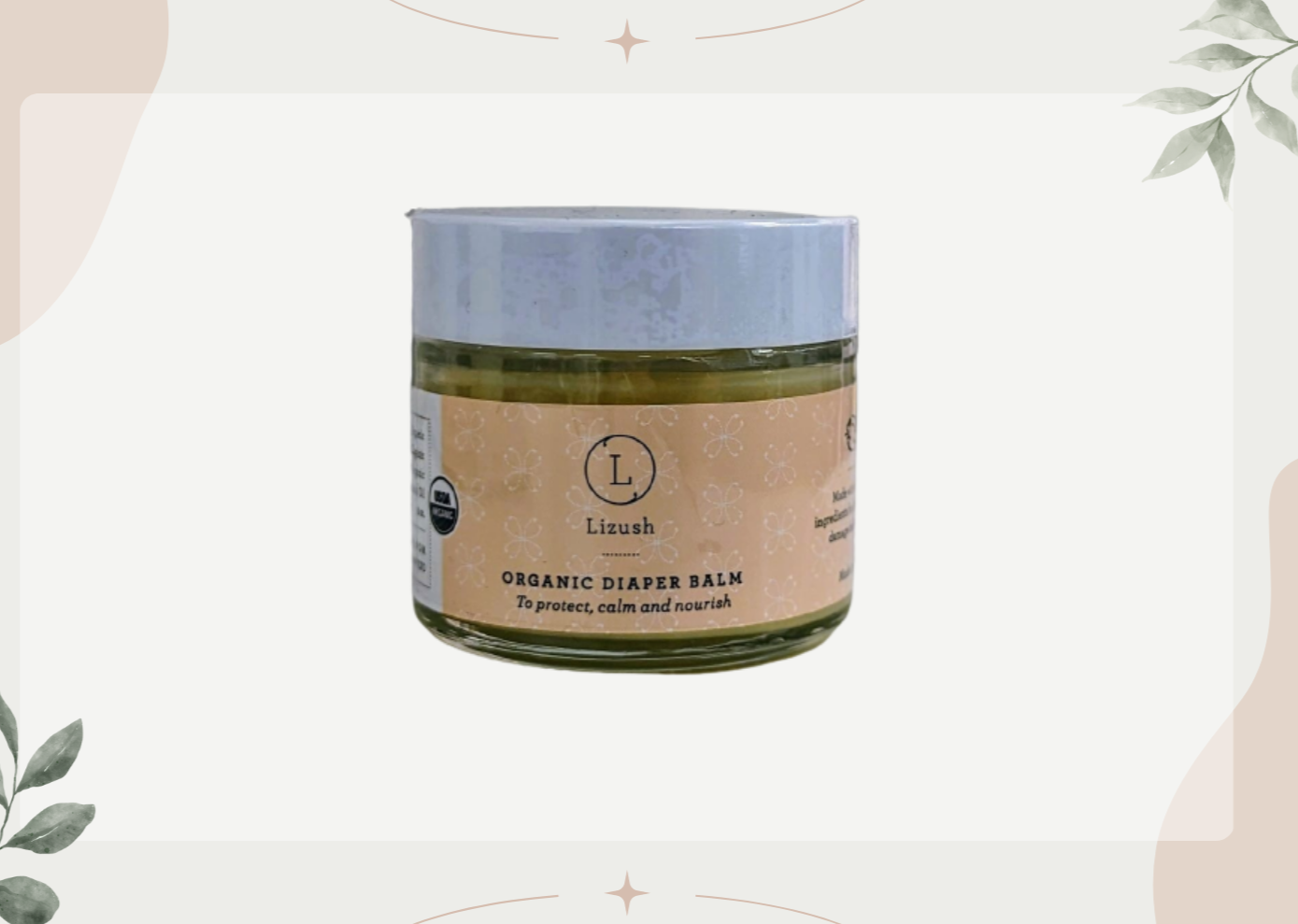 USDA ORGANIC diaper cream baby balm
