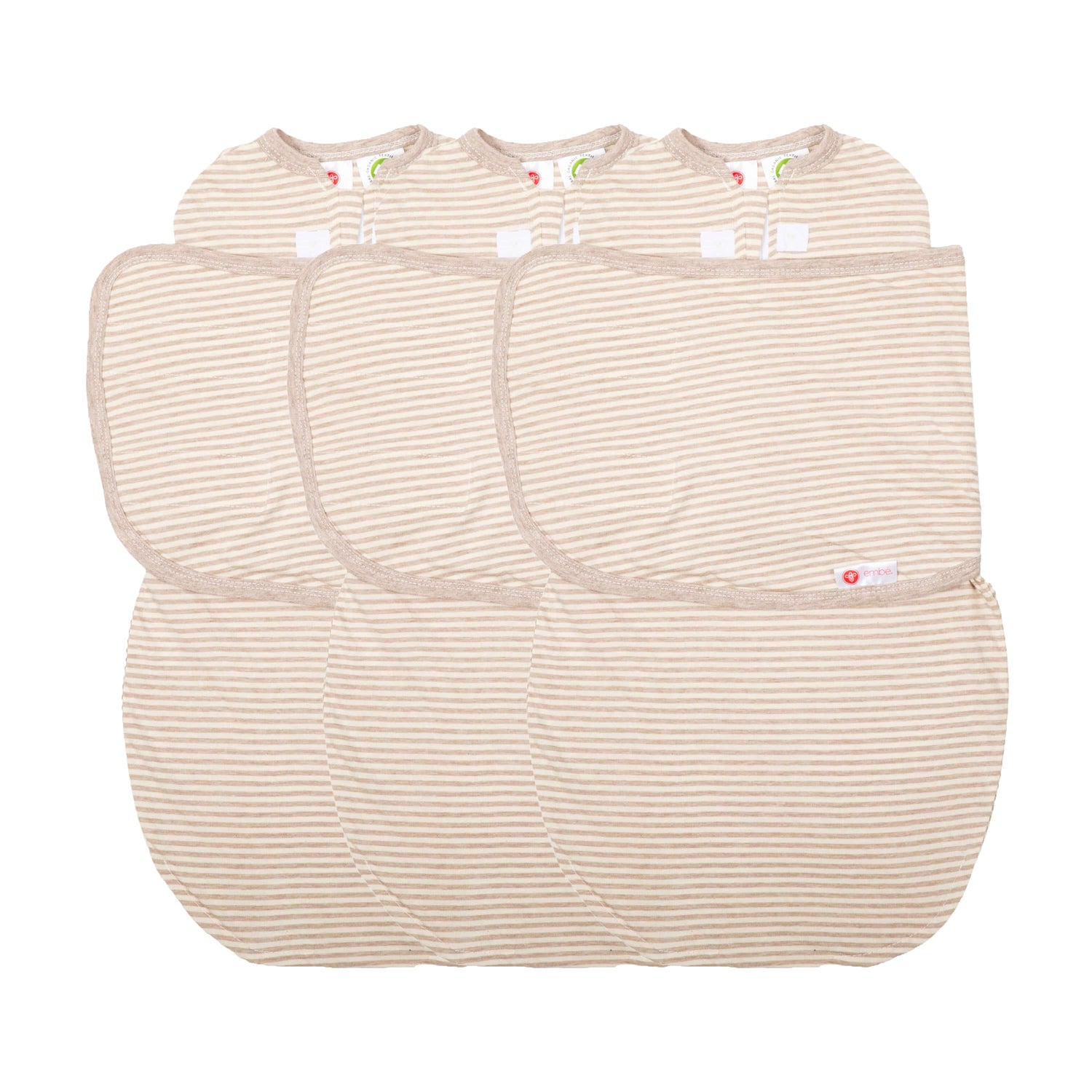 Organic Baby Swaddle Wrap Bundle embe
