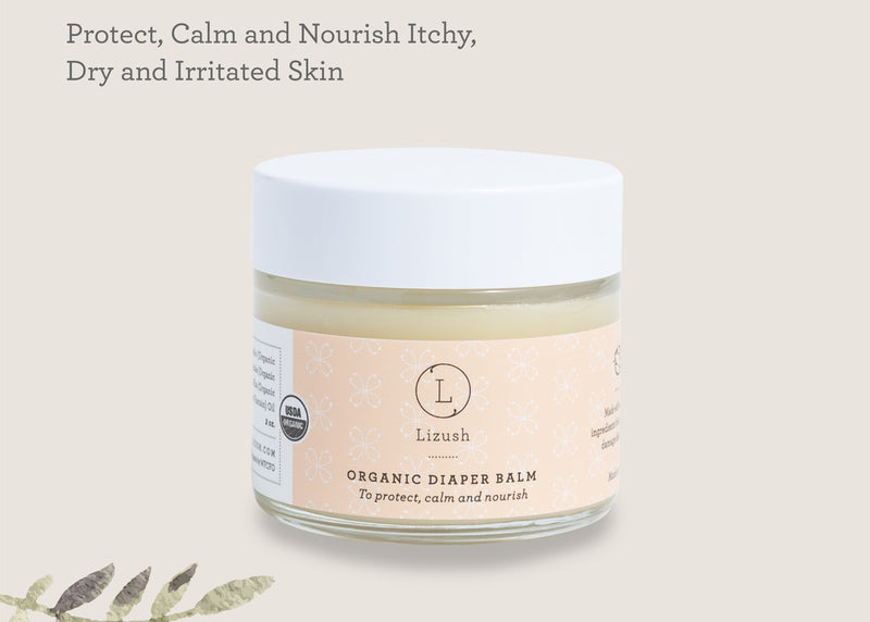 Organic Baby Diaper Balm – Soothe & Nourish Sensitive Skin by Lizush