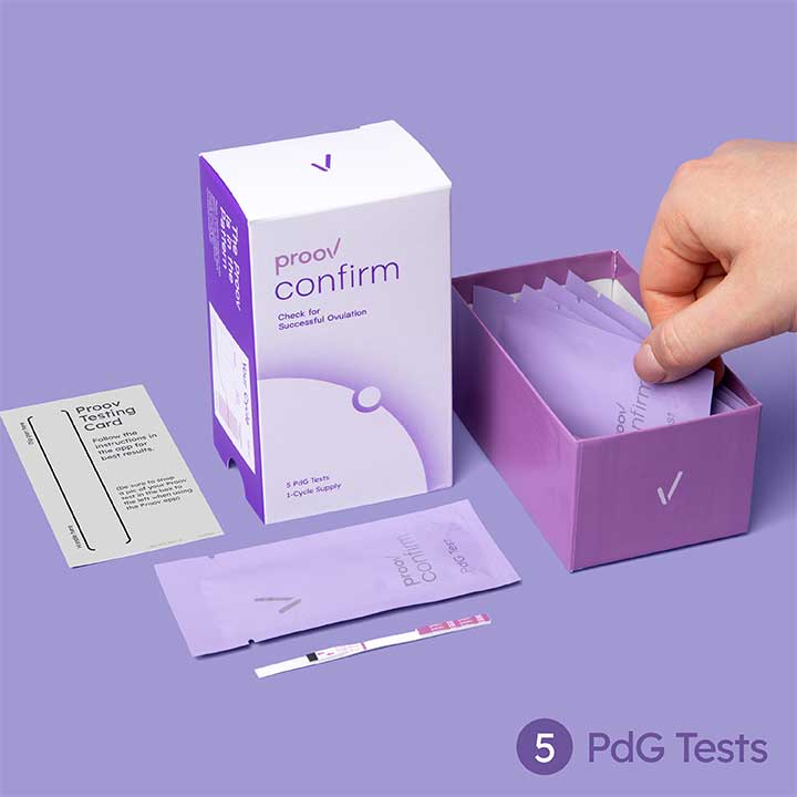 Proov Confirm™ PdG Ovulation Test – FDA-Cleared At-Home Kit