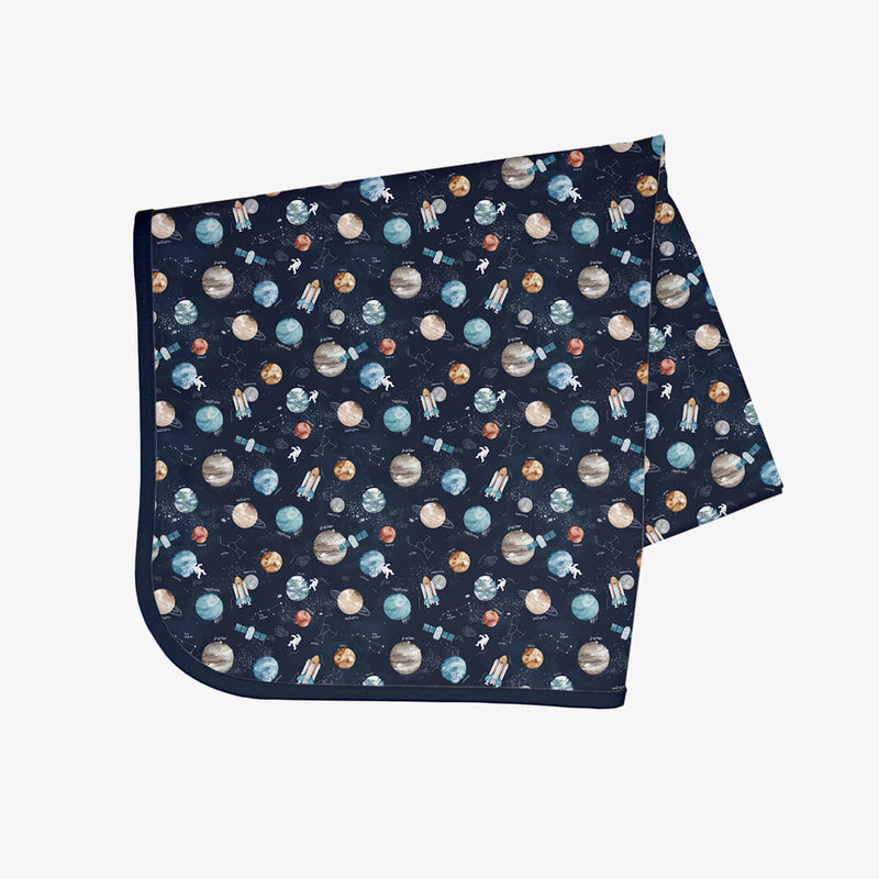 BapronBaby® Splash Mat in Outer Space / Large Waterproof Pad to Catch Highchair Mess