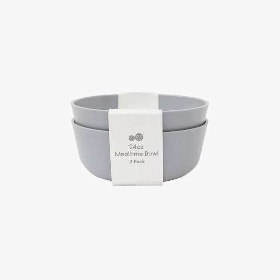 24oz Mealtime Bowls (2-Pack) – Kid-Safe Dinnerware by ezpz