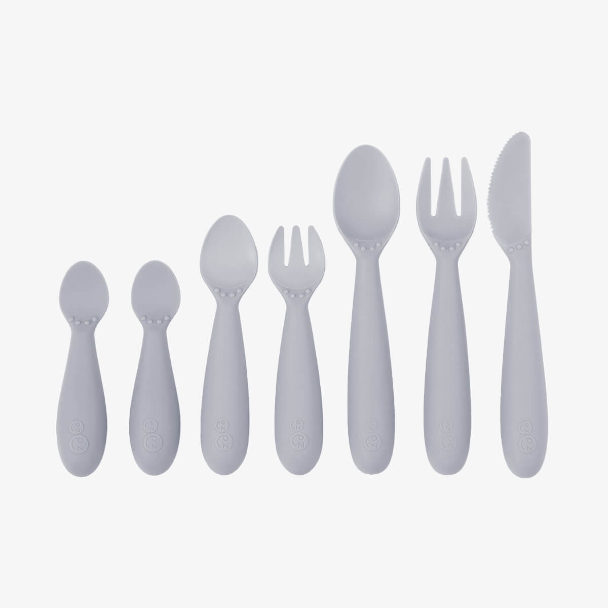 Developmental Utensil Set – Smart Baby Self-Feeding Tools by ezpz 