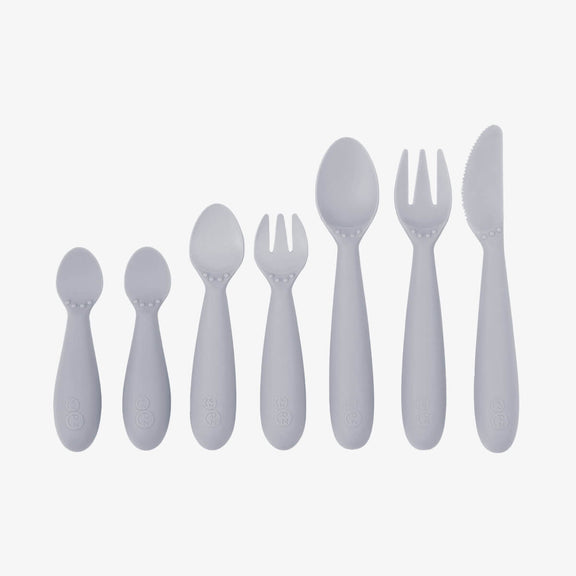 Developmental Utensil Set – Smart Baby Self-Feeding Tools by ezpz 