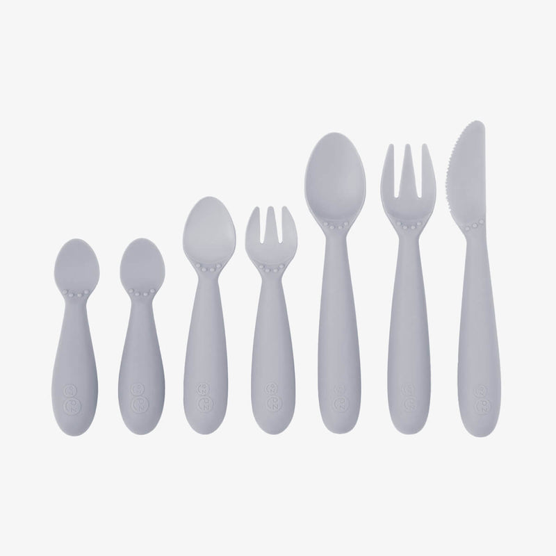 Developmental Utensil Set – Smart Baby Self-Feeding Tools by ezpz 