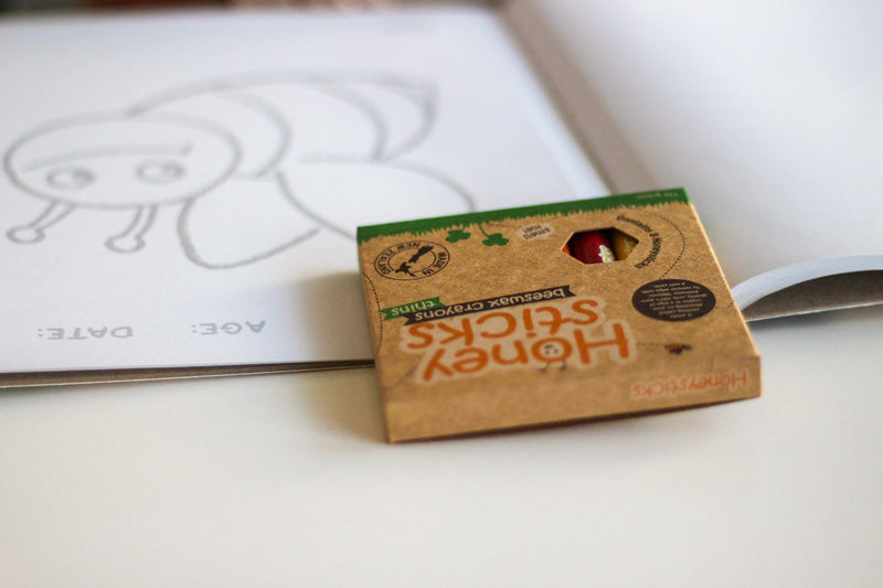 Nature Adventure Coloring Set – Safe & Fun for Ages 2+ by Honeysticks USA