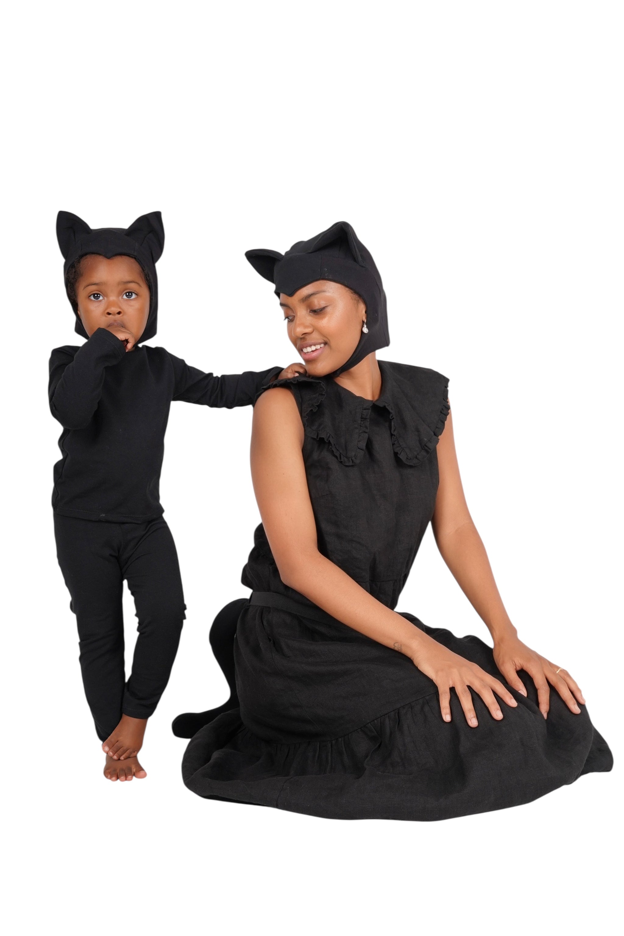 Adult Cat Hat and Tail – Cozy Costume Accessory