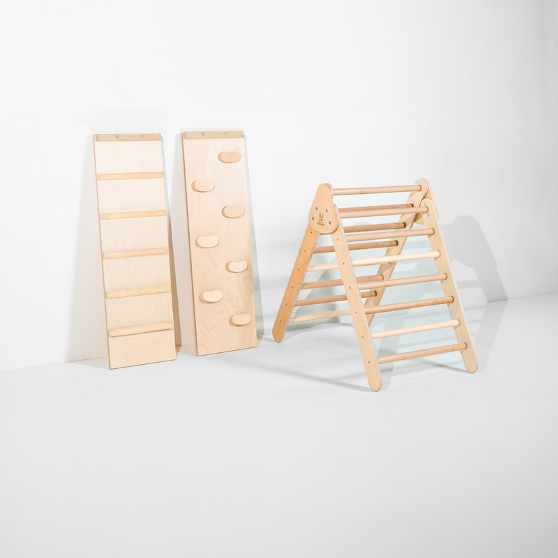 Pikler Triangle Climber Set – Boost Balance & Play by Bunny Hopkins
