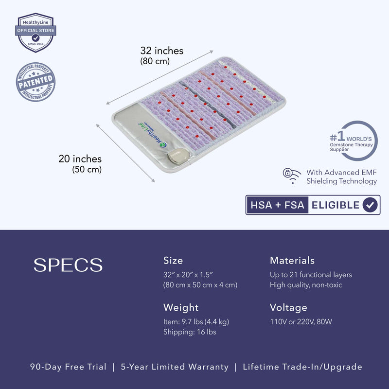 The Platinum Series PEMF Infrared Heating Mat delivering accessible therapy solutions