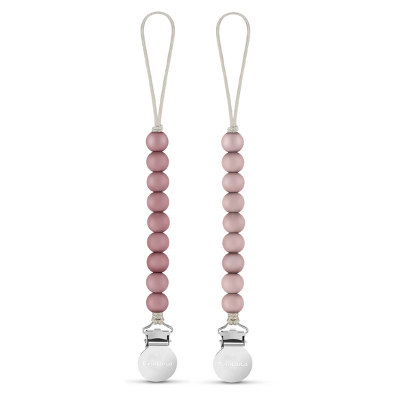 Lulababe Beaded Pacifier Clip – Safe & Stylish by Bleu La La