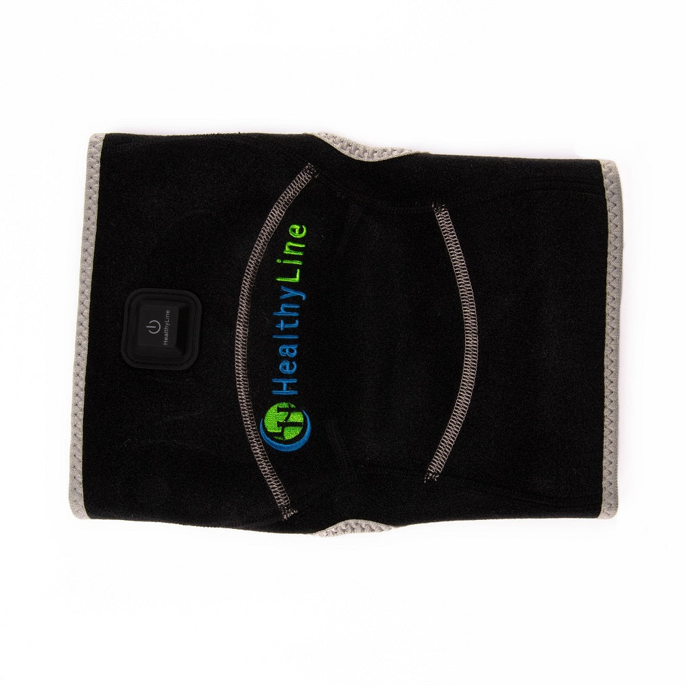How to assemble the portable knee heated gemstone pad