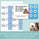 Potty Training Punch Cards – Reward System for Toddlers 