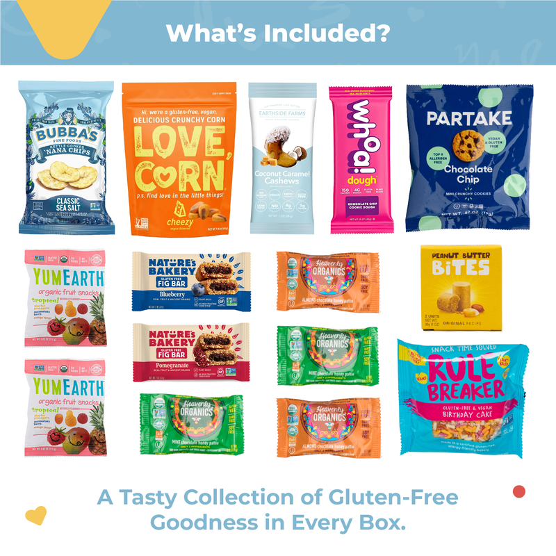 Premium Gluten Free Variety Sampler Snack Treats by Bunny James Boxes