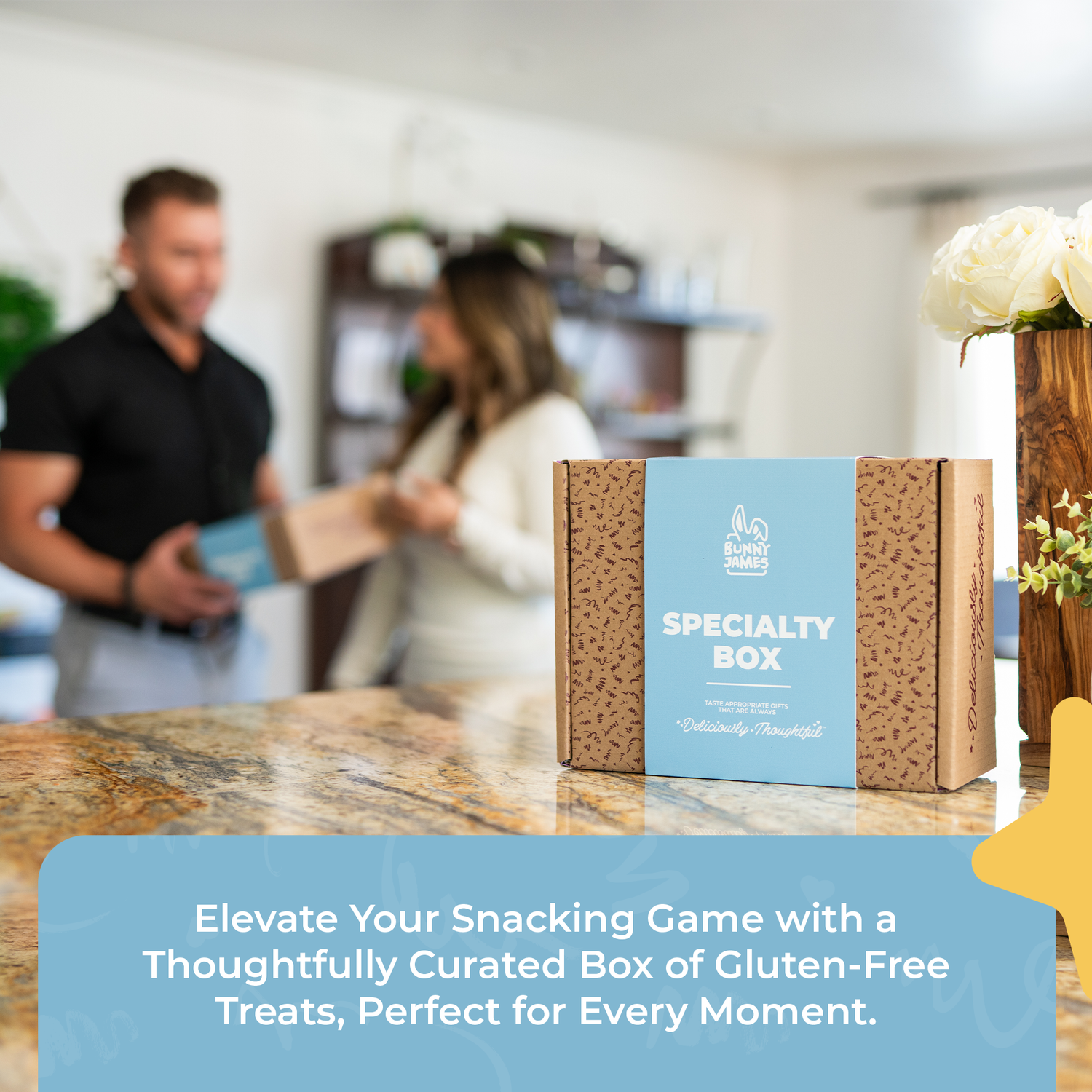 Premium Gluten Free Variety Sampler Snack Treats by Bunny James Boxes