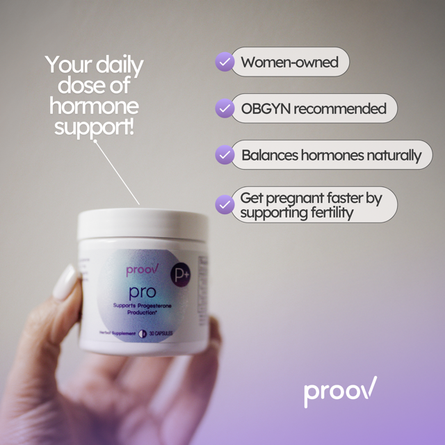 Proov Pro – Herbal Progesterone Support for a Healthy Cycle