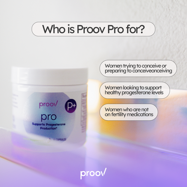 Proov Pro – Herbal Progesterone Support for a Healthy Cycle