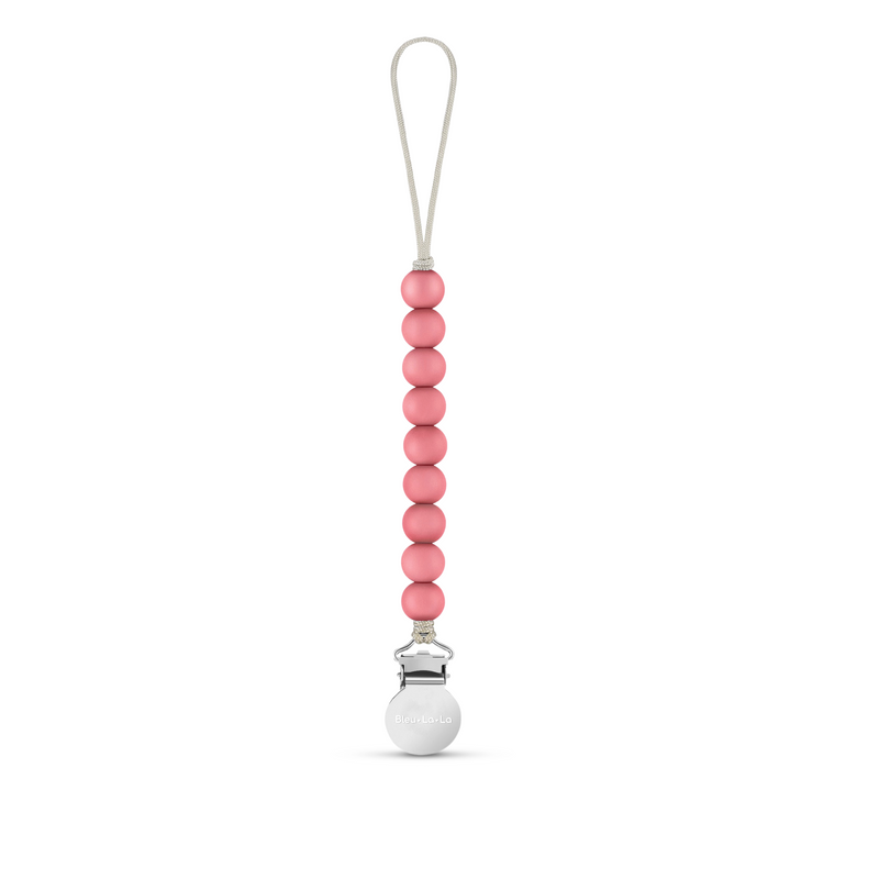 Lulababe Beaded Pacifier Clip – Safe & Stylish by Bleu La La