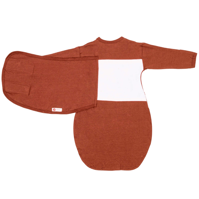 Rust Long Sleeve Starter Baby Swaddle embe
